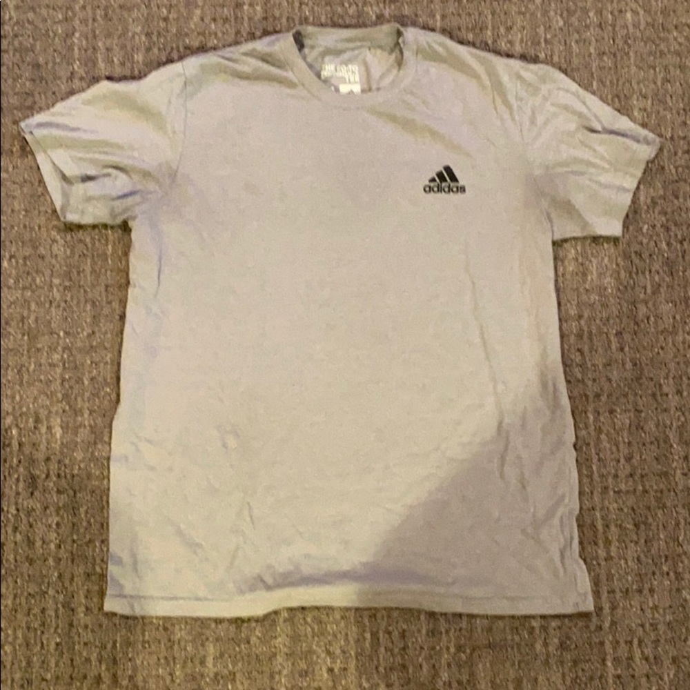 Grey Adidas performance shirt